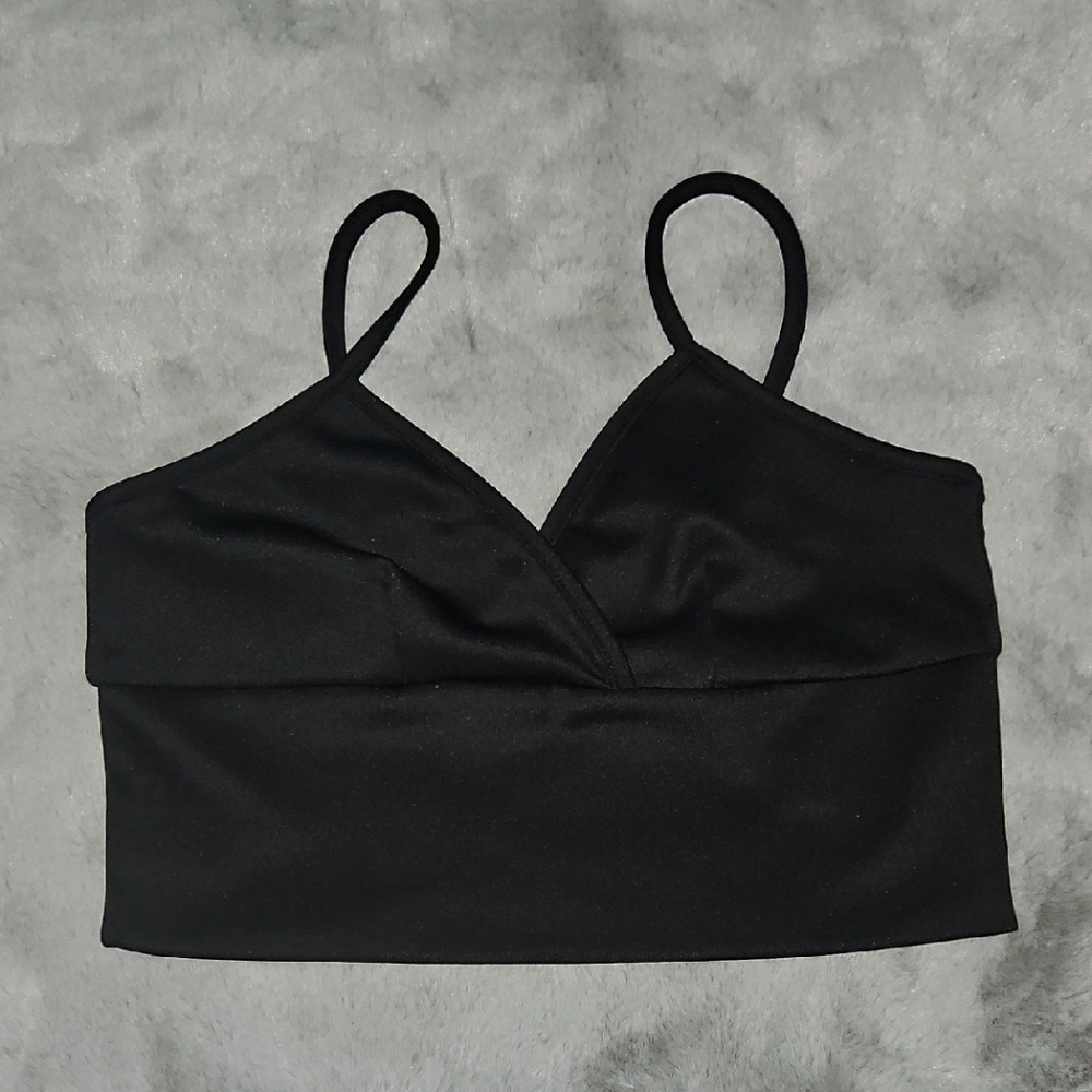 Boohoo Black Bralet Top